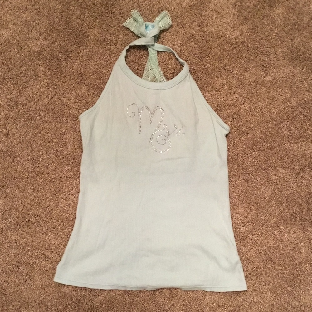 Betsey Johnson Tiffany Blue Mrs. Tank